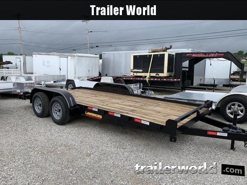 2020 Lawrimore Wood Deck 18' Car Hauler Flatbed Trailer 2020 Lawrimore Wood Deck 18' Car Hauler Flatbed Trailer