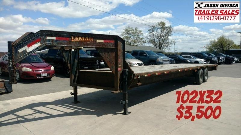 2012 Lamar 102X32 Gooseneck Equipment Trailer 2012 Lamar 102X32 Gooseneck Equipment Trailer