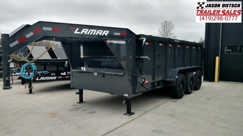 2020 Lamar 83X16 Gooseneck Dump Trailer 2020 Lamar 83X16 Gooseneck Dump Trailer