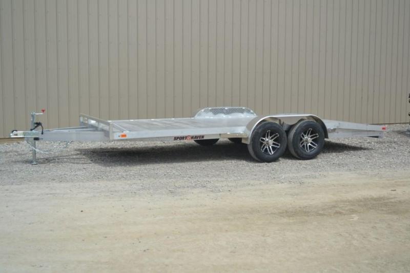 Sport Haven 7x18 Tandem Axle Car / Utility Trailer w/ Aluminum Deck Sport Haven 7x18 Tandem Axle Car / Utility Trailer w/ Aluminum Deck
