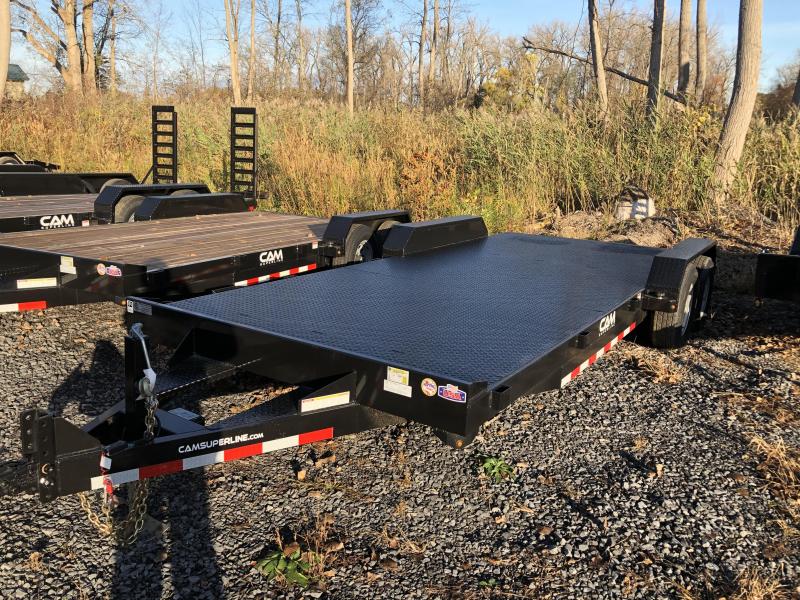 CAM Superline 7x18 Metal Deck 10K Car Hauler CAM Superline 7x18 Metal Deck 10K Car Hauler