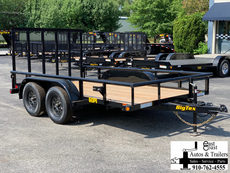 Big Tex Trailers 60PI (7' X 12') Tandem Axle Utility Trailer with 6K GVWR Big Tex Trailers 60PI (7' X 12') Tandem Axle Utility Trailer with 6K GVWR