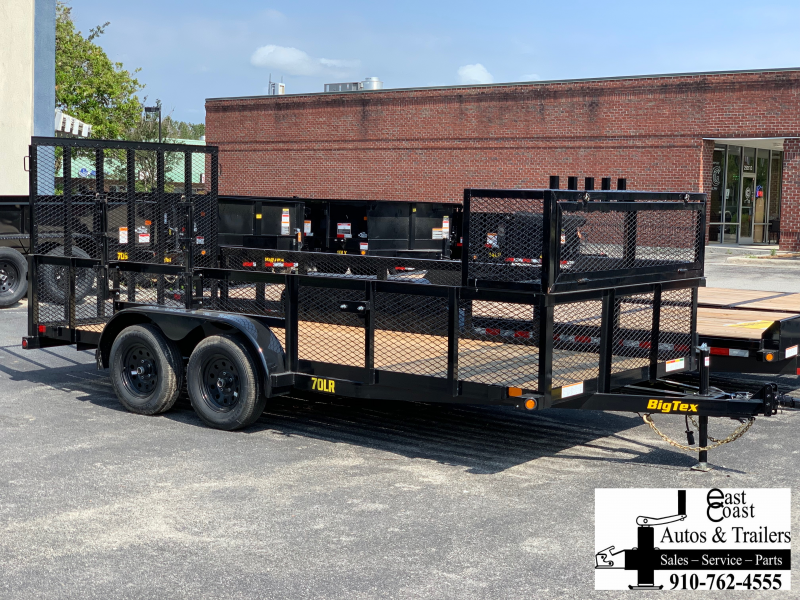 Big Tex 70LR (7' X 16') Landscape Trailer Complete with Lockable Box -Trimmer Rack and 5' rear gate Big Tex 70LR (7' X 16') Landscape Trailer Complete with Lockable Box -Trimmer Rack and 5' rear gate