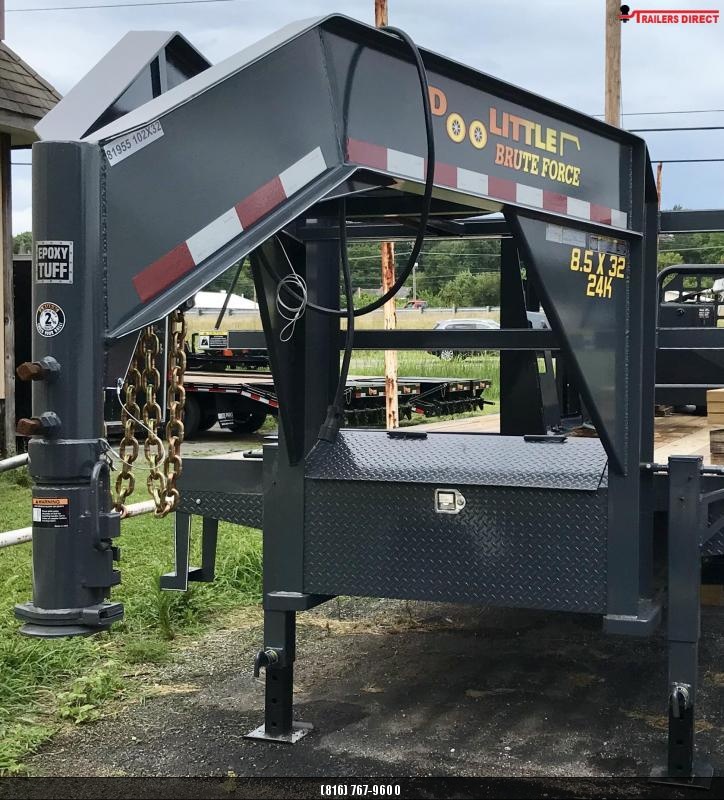 2019 Doolittle Trailer Mfg 102 X 32 BruteForce Gooseneck Equipment Trailer 2019 Doolittle Trailer Mfg 102 X 32 BruteForce Gooseneck Equipment Trailer