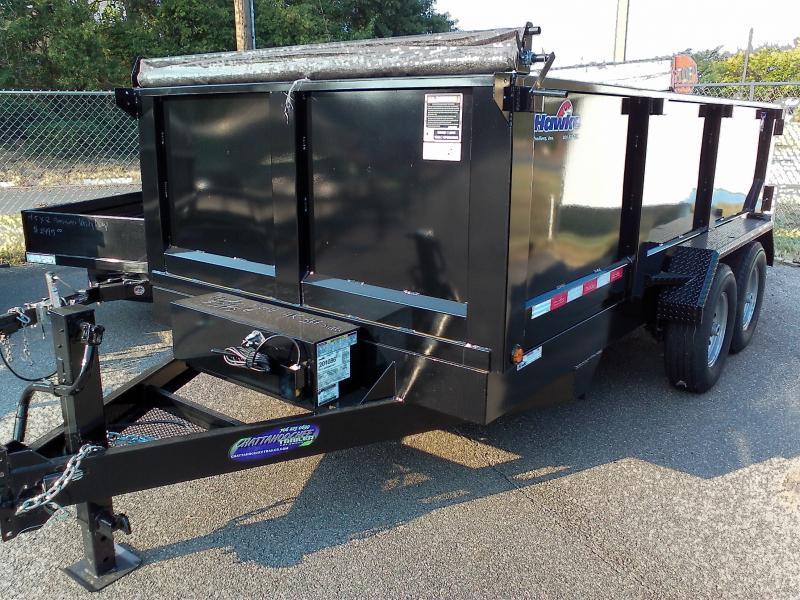 2019 Hawke Trailers 7X14 TA Dump Trailer 2019 Hawke Trailers 7X14 TA Dump Trailer