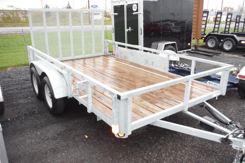 2018 Quality Steel and Aluminum 82 X 12 LANDSCAPE GALVANIZED Utility Trailer 2018 Quality Steel and Aluminum 82 X 12 LANDSCAPE GALVANIZED Utility Trailer