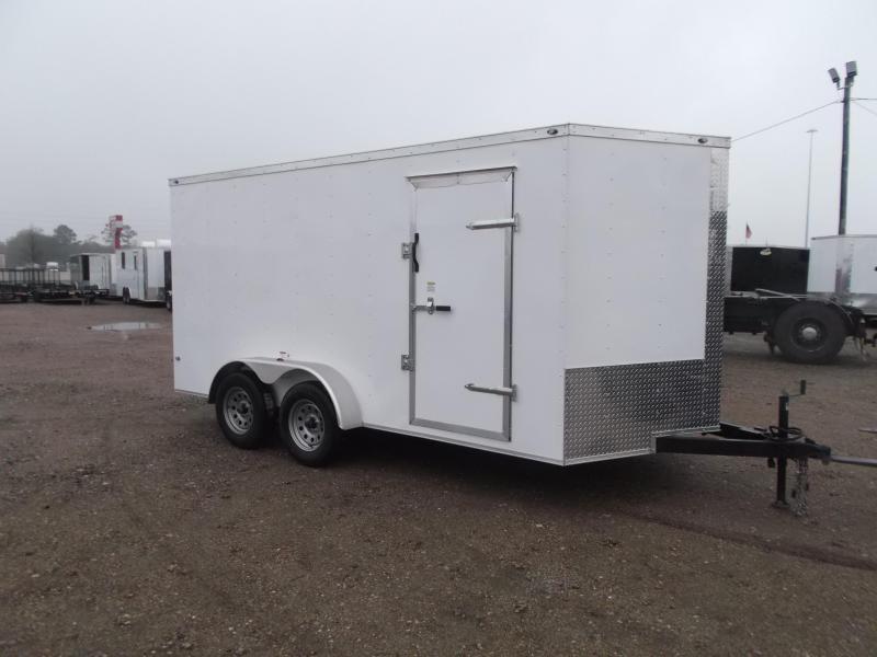 2020 Texas Select 7x14 Tandem Axle Cargo Trailer / Enclosed Trailer / Ramp / 7ft Interior / Side Door / LEDs 2020 Texas Select 7x14 Tandem Axle Cargo Trailer / Enclosed Trailer / Ramp / 7ft Interior / Side Door / LEDs