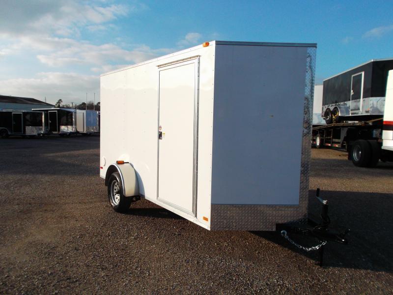 2020 Covered Wagon Trailers 6x12 Single Axle Cargo Trailer / Enclosed Trailer / Ramp / 6ft Interior Height / RV Side Door / 1 Piece Roof 2020 Covered Wagon Trailers 6x12 Single Axle Cargo Trailer / Enclosed Trailer / Ramp / 6ft Interior Height / RV Side Door / 1 Piece Roof