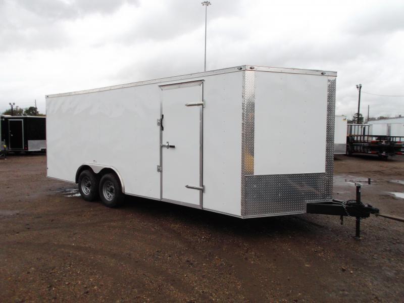 2020 Texas Select 8.5x20 Tandem Axle Cargo Trailer / Car Hauler / 5200# Axles / Heavy Duty Ramp / LEDs 2020 Texas Select 8.5x20 Tandem Axle Cargo Trailer / Car Hauler / 5200# Axles / Heavy Duty Ramp / LEDs