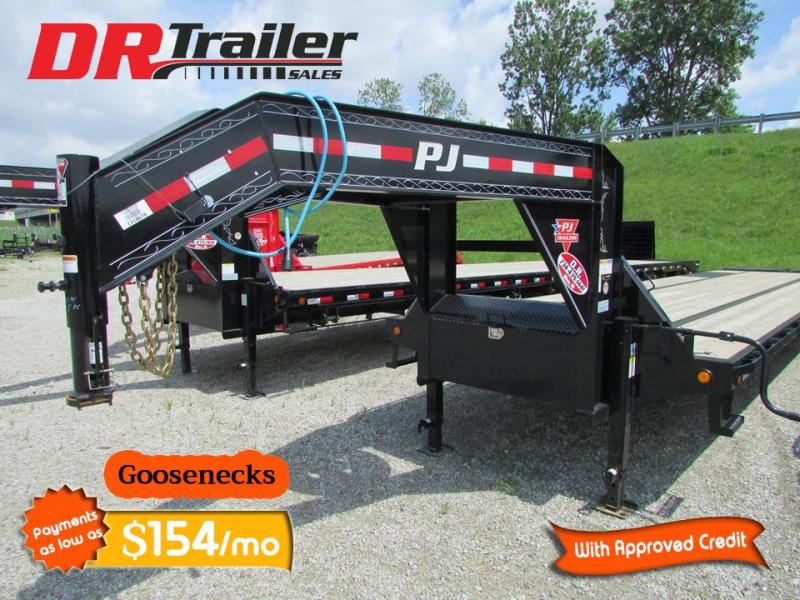 2020 PJ Trailers 28 ft Monster Ramp 25k Gooseneck Equipment Trailer 2020 PJ Trailers 28 ft Monster Ramp 25k Gooseneck Equipment Trailer