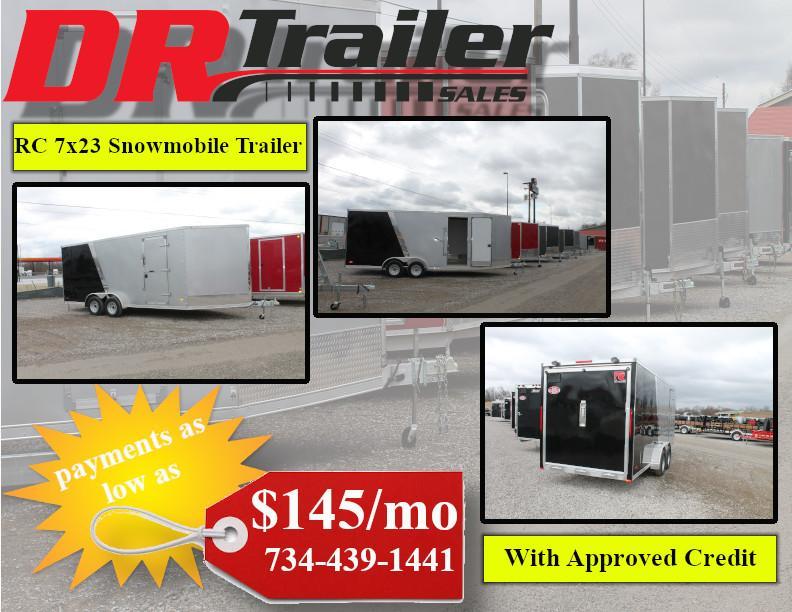2020 RC Trailers NEW RC Trailers 7x23 Snowmobile Trailer Snowmobile Trailer 2020 RC Trailers NEW RC Trailers 7x23 Snowmobile Trailer Snowmobile Trailer
