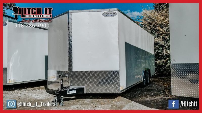 2020 Continental Cargo 8.5 x 16 Plus V-nose Car Hauler Enclosed Trailer 2020 Continental Cargo 8.5 x 16 Plus V-nose Car Hauler Enclosed Trailer
