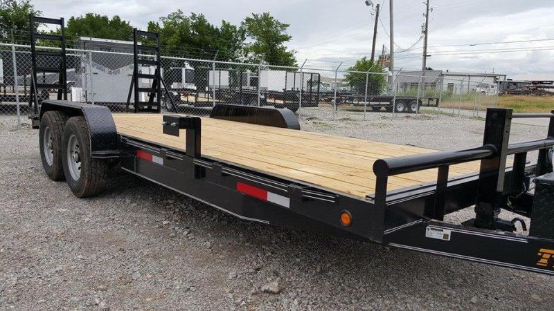 Wood Floor 83 x 22 Car Hauler Raised Floor Trailer Wood Floor 83 x 22 Car Hauler Raised Floor Trailer