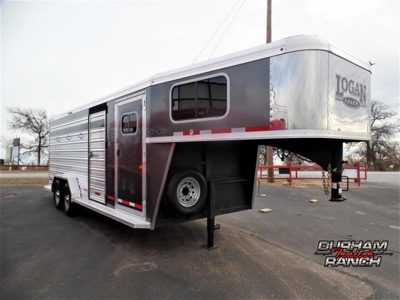 2019 Logan Coach Gooseneck 20' Stock-Combo Livestock Trailer 2019 Logan Coach Gooseneck 20' Stock-Combo Livestock Trailer