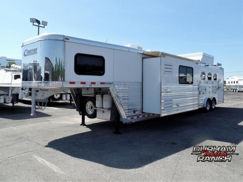 2012 Cimarron 4H w/ 16'6" Short Wall and 9'6" Elect. Slide Out Horse Trailer 2012 Cimarron 4H w/ 16'6" Short Wall and 9'6" Elect. Slide Out Horse Trailer