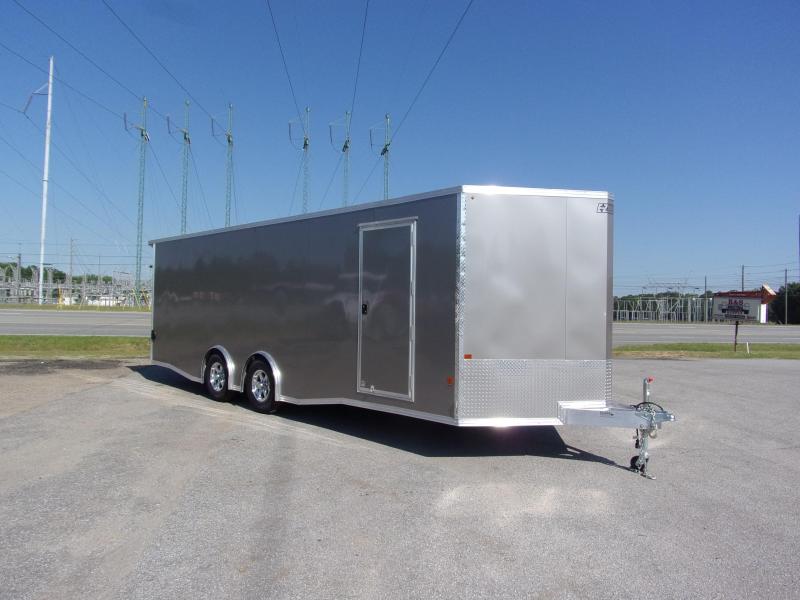 2019 Mission 8.5x24 Pewter spread axle ramp door Elite Ecsape door Enclosed Cargo Trailer 2019 Mission 8.5x24 Pewter spread axle ramp door Elite Ecsape door Enclosed Cargo Trailer