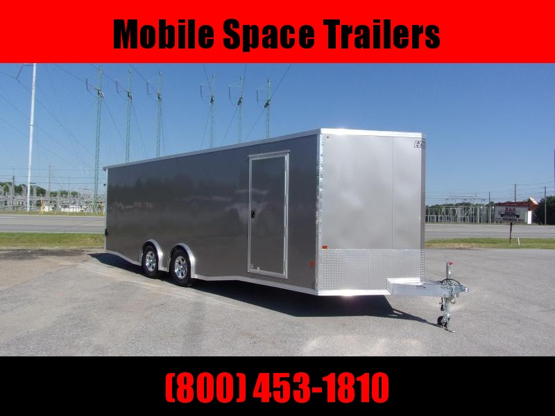 2019 Mission 8.5x24 Pewter spread axle ramp door Elite Ecsape door Enclosed Cargo Trailer 2019 Mission 8.5x24 Pewter spread axle ramp door Elite Ecsape door Enclosed Cargo Trailer