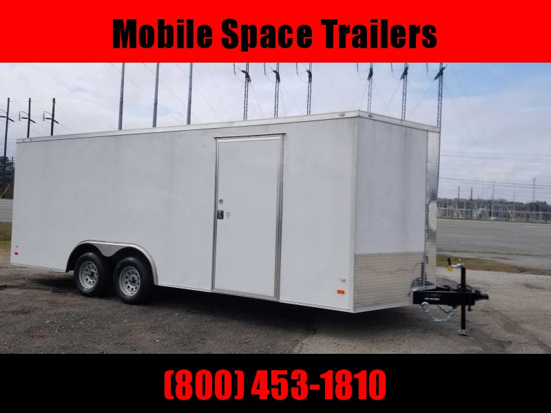 2020 Covered Wagon Trailers 8.5X20 white Car Hauler Enclosed Cargo Trailer 2020 Covered Wagon Trailers 8.5X20 white Car Hauler Enclosed Cargo Trailer