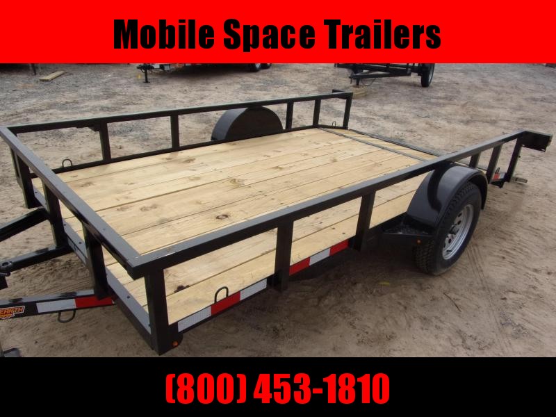 Down 2 Earth Trailers 76x14ut Utility Trailer with dove tail Down 2 Earth Trailers 76x14ut Utility Trailer with dove tail