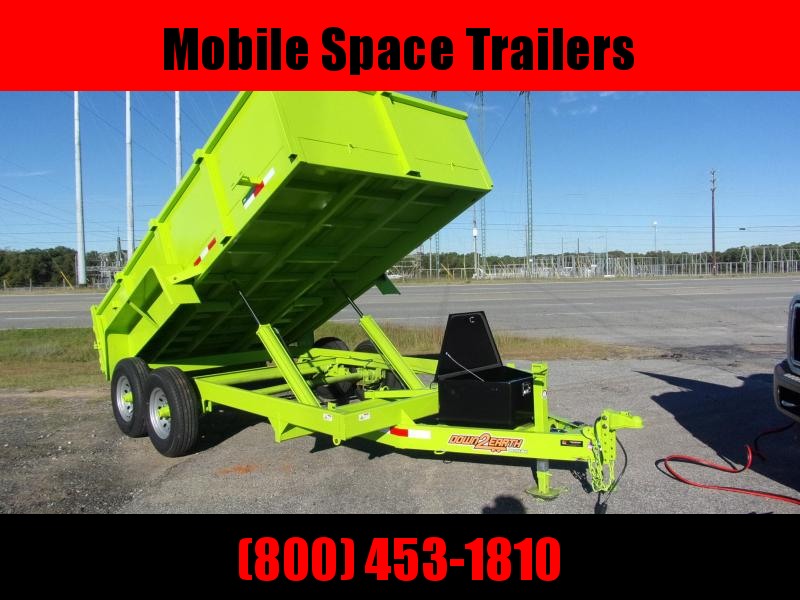 Down 2 Earth Trailers 7x14 24" high side 14k Dump Trailer Down 2 Earth Trailers 7x14 24" high side 14k Dump Trailer