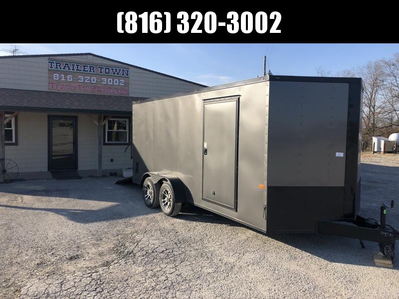 2020 ROCK SOLID 7 X 16 X 6 ENCLOSED CARGO TRAILER WITH BLACK TRIM PACKAGE 2020 ROCK SOLID 7 X 16 X 6 ENCLOSED CARGO TRAILER WITH BLACK TRIM PACKAGE