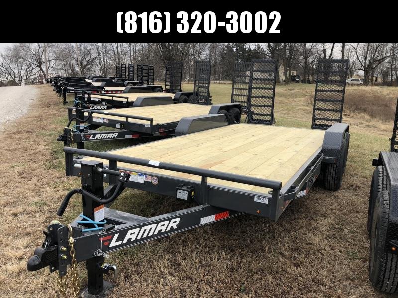2020 LAMAR 83X18 EQUIPMENT TRAILER W/7K AXLES 2020 LAMAR 83X18 EQUIPMENT TRAILER W/7K AXLES