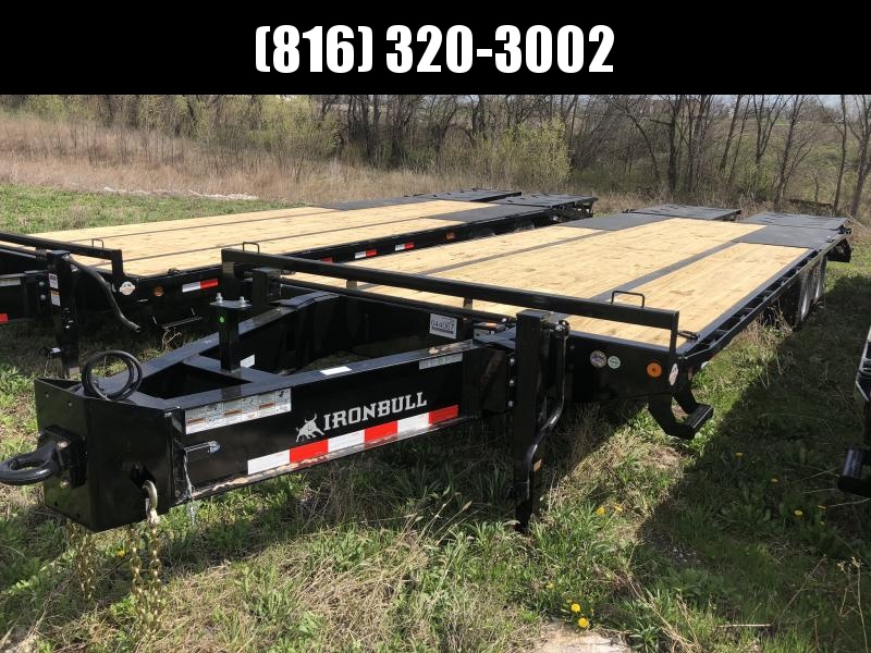 2020 IRON BULL 102X26 DECKOVER PINTLE EQUIPMENT HAULER TRAILER W/12K AXLES 2020 IRON BULL 102X26 DECKOVER PINTLE EQUIPMENT HAULER TRAILER W/12K AXLES
