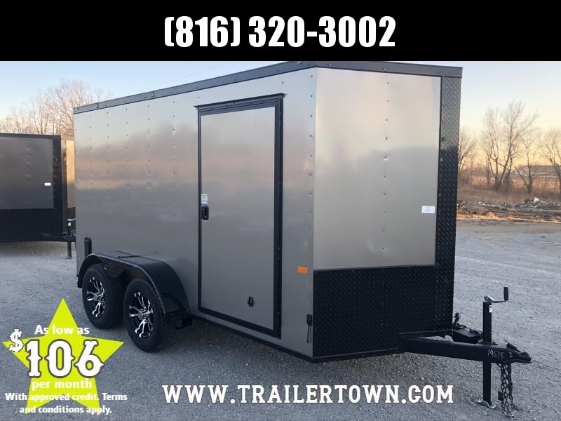2020 ROCK SOLID 6 X 12 X 6 ENCLOSED CARGO TRAILER WITH BLACK TRIM PACKAGE 2020 ROCK SOLID 6 X 12 X 6 ENCLOSED CARGO TRAILER WITH BLACK TRIM PACKAGE