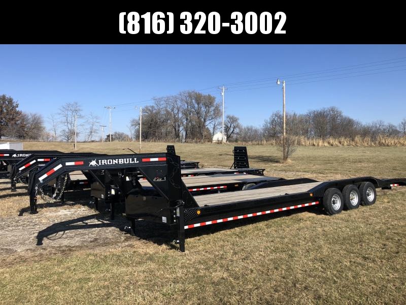 2020 IRON BULL 102 X 32 GOOSENECK TRIPLE AXLE EQUIPMENT HAULER TRAILER W/DRIVE OVER FENDERS 2020 IRON BULL 102 X 32 GOOSENECK TRIPLE AXLE EQUIPMENT HAULER TRAILER W/DRIVE OVER FENDERS