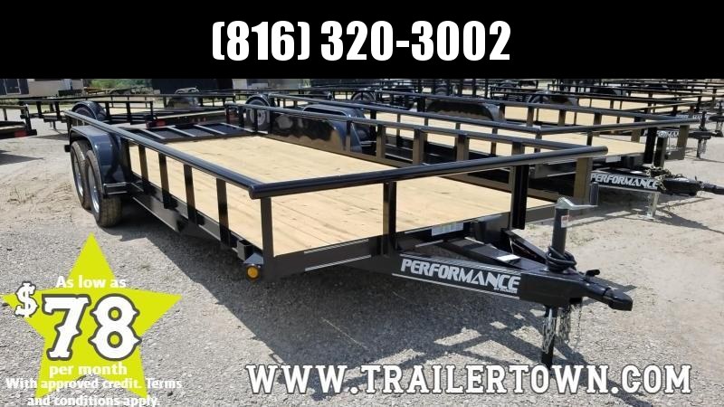 2019 PERFORMANCE 83" X 20 UTILITY TRAILER 2019 PERFORMANCE 83" X 20 UTILITY TRAILER