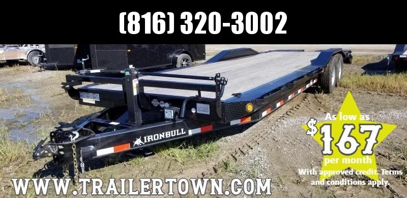 2019 IRON BULL 102 X 28 EQUIPMENT HAULER TRAILER WITH DRIVE OVER FENDERS 2019 IRON BULL 102 X 28 EQUIPMENT HAULER TRAILER WITH DRIVE OVER FENDERS
