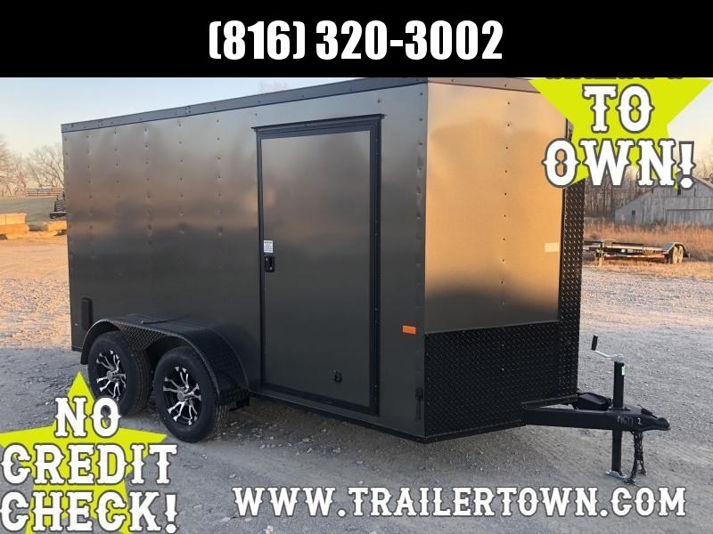 2020 ROCK SOLID 6 X 12 X 6 ENCLOSED CARGO TRAILER WITH BLACK TRIM PACKAGE 2020 ROCK SOLID 6 X 12 X 6 ENCLOSED CARGO TRAILER WITH BLACK TRIM PACKAGE