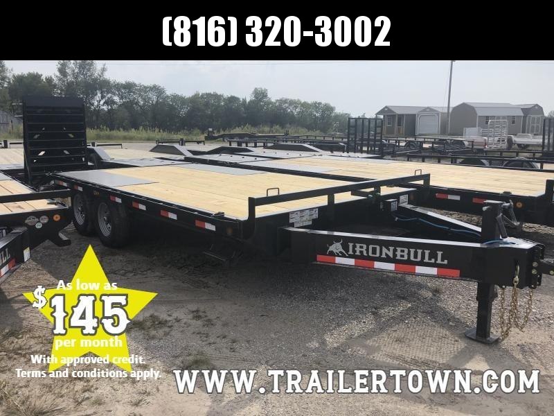 2020 IRON BULL 102X20 DECKOVER PINTLE EQUIPMENT HAULER TRAILER 2020 IRON BULL 102X20 DECKOVER PINTLE EQUIPMENT HAULER TRAILER