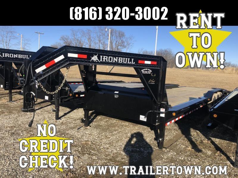 2020 IRON BULL 102 X 32 GOOSENECK TRIPLE AXLE EQUIPMENT HAULER TRAILER W/DRIVE OVER FENDERS 2020 IRON BULL 102 X 32 GOOSENECK TRIPLE AXLE EQUIPMENT HAULER TRAILER W/DRIVE OVER FENDERS