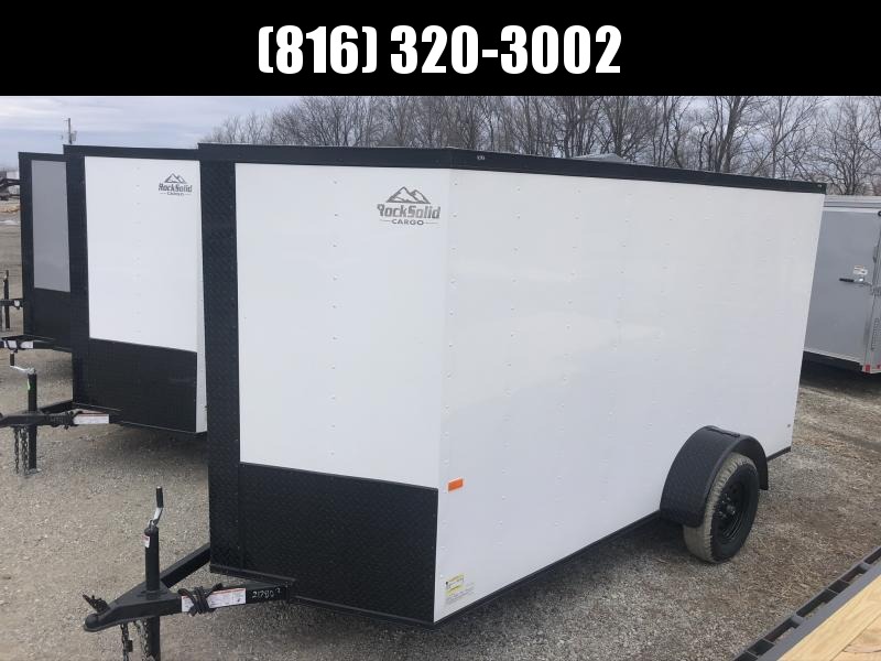2020 ROCK SOLID 6 X 12 X 6 ENCLOSED CARGO TRAILER 2020 ROCK SOLID 6 X 12 X 6 ENCLOSED CARGO TRAILER