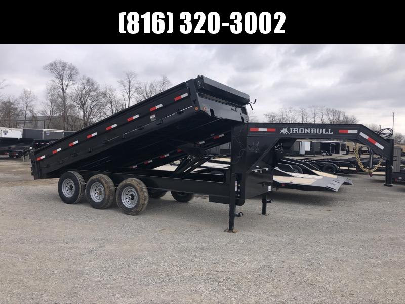 2020 IRONBULL 96X16 GOOSENECK TRIPLE AXLE DUMP DECKOVER LOPRO TRAILER 2020 IRONBULL 96X16 GOOSENECK TRIPLE AXLE DUMP DECKOVER LOPRO TRAILER
