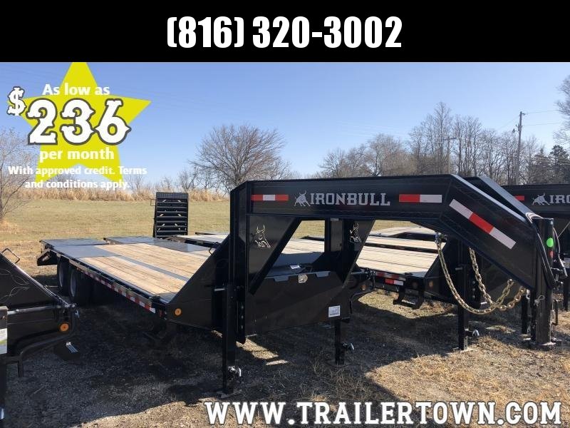 2020 IRON BULL 102X25 GOOSENECK LO PRO DECKOVER FLATBED TRAILER 2020 IRON BULL 102X25 GOOSENECK LO PRO DECKOVER FLATBED TRAILER
