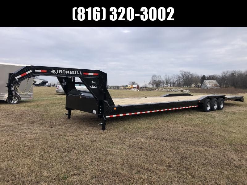 2020 IRON BULL 102X44 GOOSENECK EQUIPMENT TRAILER WITH TRIPLE AXLES 2020 IRON BULL 102X44 GOOSENECK EQUIPMENT TRAILER WITH TRIPLE AXLES