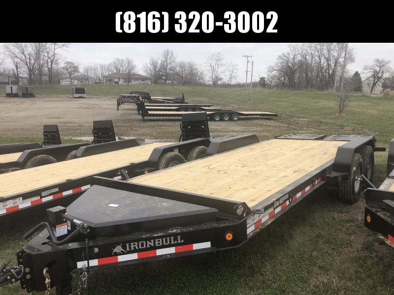 2020 IRON BULL 83X20'6" EQUIPMENT HAULER TRAILER WITH HEAVY DUTY 8" I-BEAM FRAME 2020 IRON BULL 83X20'6" EQUIPMENT HAULER TRAILER WITH HEAVY DUTY 8" I-BEAM FRAME