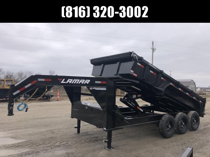 2020 LAMAR 83X16 GOOSENECK DUMP TRIPLE AXLE LOPRO TRAILER 2020 LAMAR 83X16 GOOSENECK DUMP TRIPLE AXLE LOPRO TRAILER