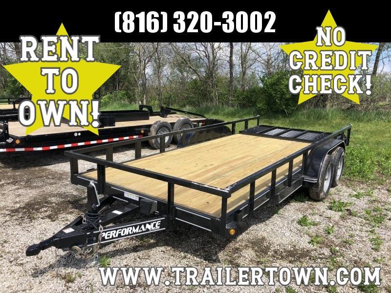 2020 PERFORMANCE 83 x 18 UTILITY TRAILER W/ 52K AXLES 2020 PERFORMANCE 83 x 18 UTILITY TRAILER W/ 52K AXLES