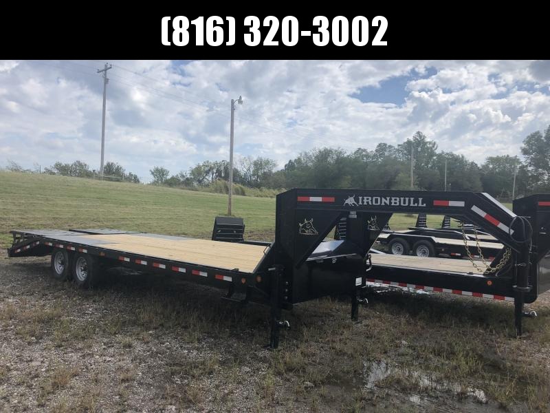 2020 IRON BULL 102X25 GOOSENECK DECKOVER FLATBED TRAILER 2020 IRON BULL 102X25 GOOSENECK DECKOVER FLATBED TRAILER