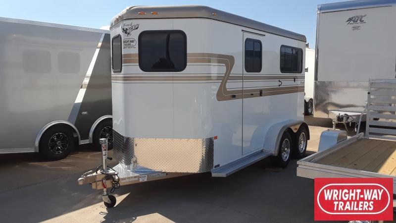 2020 Hawke Trailers 2 HORSE BP WALK THRU W/DRESS Horse Trailer 2020 Hawke Trailers 2 HORSE BP WALK THRU W/DRESS Horse Trailer
