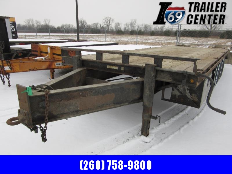 2006 Sure-Trac 8.5 x 20 + 5 20K HD Flatbed & Beavertail Deckover Equipment Trailer 2006 Sure-Trac 8.5 x 20 + 5 20K HD Flatbed & Beavertail Deckover Equipment Trailer