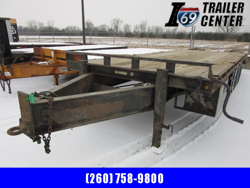 2006 Sure-Trac 8.5 x 20 + 5 20K HD Flatbed & Beavertail Deckover Equipment Trailer 2006 Sure-Trac 8.5 x 20 + 5 20K HD Flatbed & Beavertail Deckover Equipment Trailer