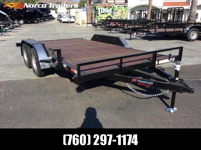 2019 Playcraft 82" x 14' Flatbed Car Trailer 2019 Playcraft 82" x 14' Flatbed Car Trailer