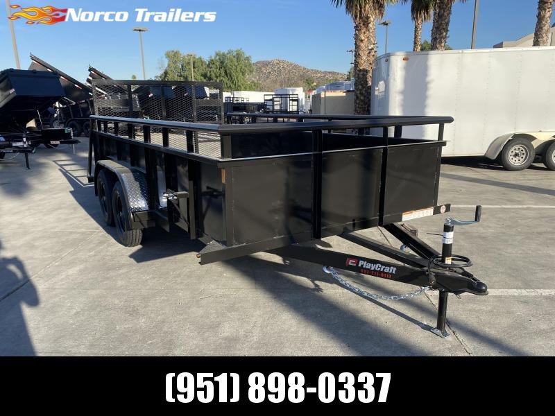 2020 Playcraft 82" x 14' Tandem Axle Landscape Utility Trailer 2020 Playcraft 82" x 14' Tandem Axle Landscape Utility Trailer