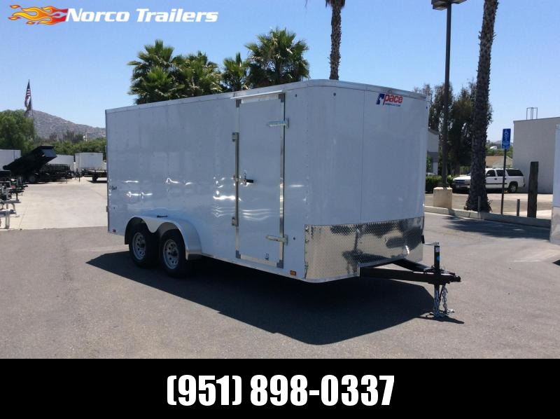 2021 Pace American Outback 7' x 16' Tandem Axle Enclosed Cargo Trailer 2021 Pace American Outback 7' x 16' Tandem Axle Enclosed Cargo Trailer