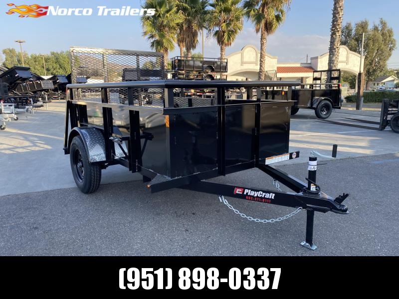 2020 Playcraft 5' x 8' Single Axle Landscape Utility Trailer 2020 Playcraft 5' x 8' Single Axle Landscape Utility Trailer