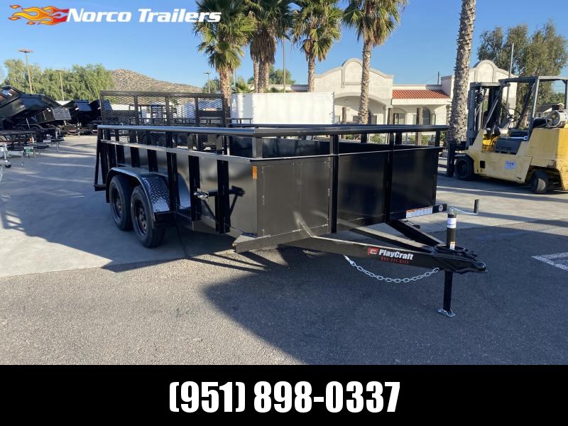 2020 Playcraft 82" x 14' Tandem Axle Landscape Utility Trailer 2020 Playcraft 82" x 14' Tandem Axle Landscape Utility Trailer